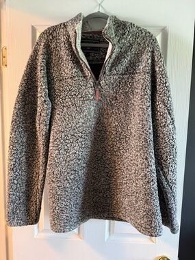 True Grit Gray Sherpa Lined Jacket